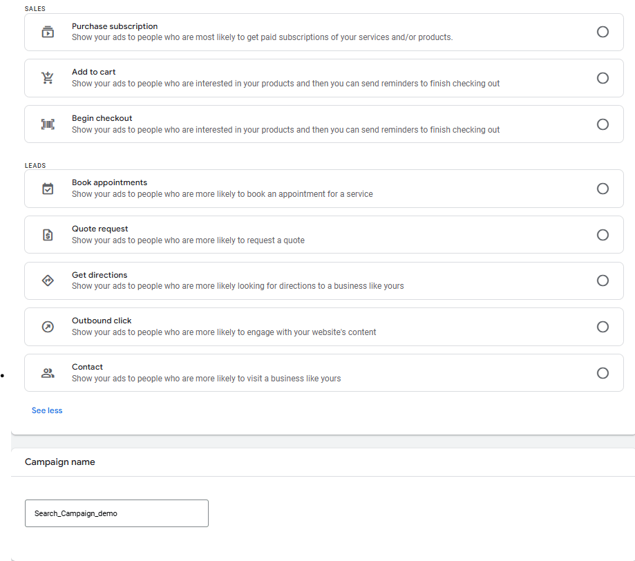 Google Ads campaign goals and enhanced conversions UK - Step 4 in 2025